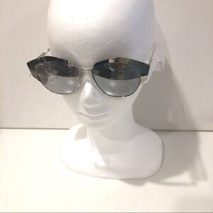 Joe's Jeans Metallic Cat eye Gunmetal Gray Sunglas